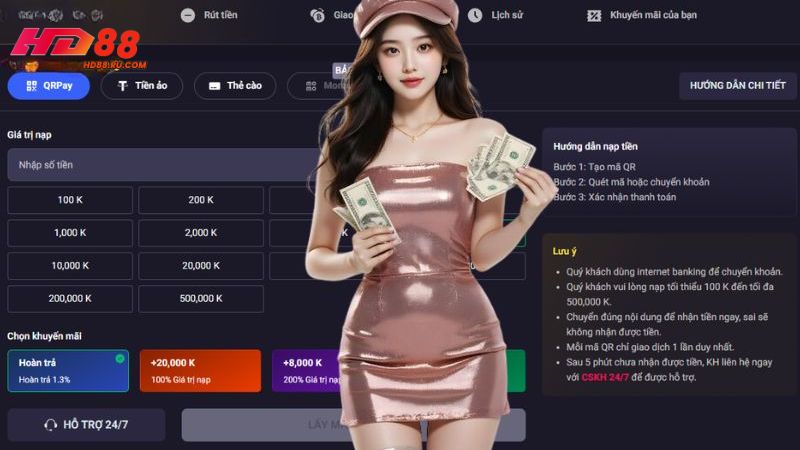 


Các bước nạp tiền đơn giản dễ thực hiện