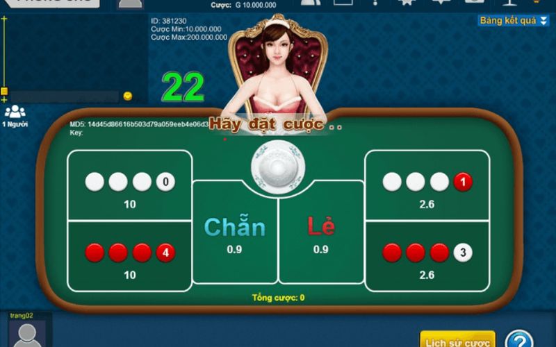 Mẹo nghe vị xóc đĩa online chính xác