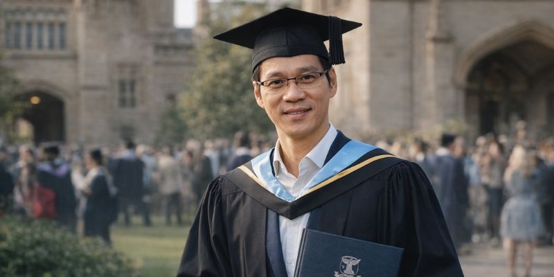 Kang Hoàng CEO HD88 tốt nghiệp thạc sỹ tại Úc