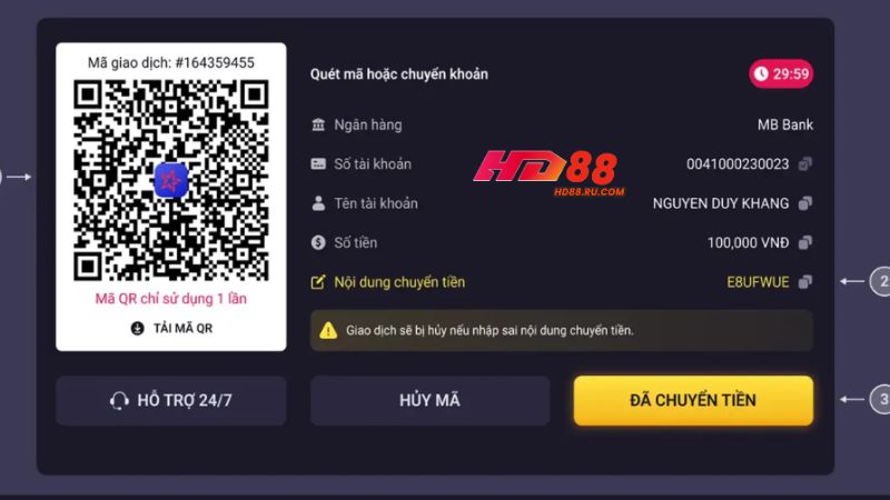 


Bạn hoàn toàn có thể nạp tiền vào những ngày lễ, tết